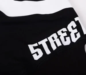 Męskie Street Autonomy Bluzy>Bluza bez kaptura Halfsa black/white 2021