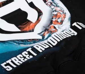 Męskie Street Autonomy Bluzy>Bluza bez kaptura Sharkins black 2021