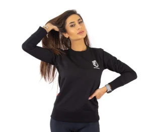 Damskie Street Autonomy Bluzy>Bluza damska bez kaptura Classy Small Logz black/silver 2021