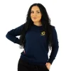 Damskie Street Autonomy Bluzy>Bluza damska bez kaptura Classy Small Logz blue/gold 2021