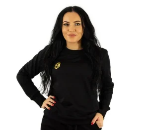 Damskie Street Autonomy Bluzy>Bluza damska bez kaptura Ethereal black/gold 2021