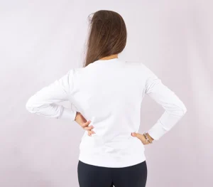 Damskie Street Autonomy Bluzy>Bluza damska bez kaptura Classy Small Logz white/red 2021