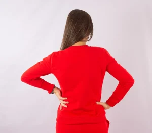 Damskie Street Autonomy Bluzy>Bluza damska bez kaptura Classy Small Logz red/white 2021