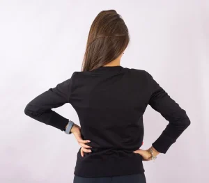 Damskie Street Autonomy Bluzy>Bluza damska bez kaptura Classy Small Logz black/silver 2021