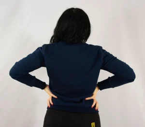 Damskie Street Autonomy Bluzy>Bluza damska bez kaptura Classy Small Logz blue/gold 2021