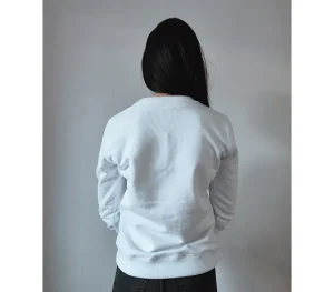 Damskie Street Autonomy Bluzy>Bluza damska bez kaptura S.A.N.O.K Haft white/red 2021