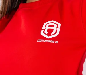 Damskie Street Autonomy Bluzy>Bluza damska bez kaptura Classy Small Logz red/white 2021