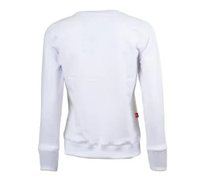 Damskie Street Autonomy Bluzy>Bluza damska bez kaptura S.A.N.O.K Haft white/red 2021