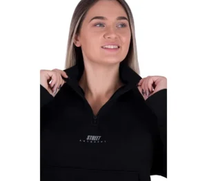Damskie Street Autonomy Bluzy>BLUZA DAMSKA STÓJKA TROP BLACK 2023