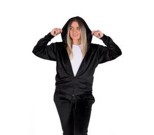 Damskie Street Autonomy Bluzy>BLUZA DAMSKA Z KAPTUREM WELT BLACK 2023