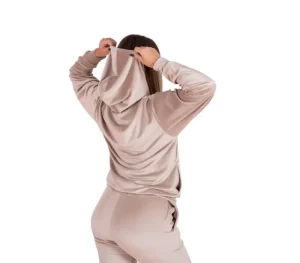 Damskie Street Autonomy Bluzy>BLUZA DAMSKA Z KAPTUREM WELT BEIGE 2023