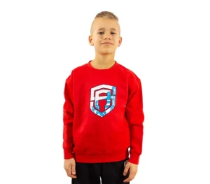 Dzieci Street Autonomy Bluzy>Bluza dziecięca bez kaptura Many Logo red 2021