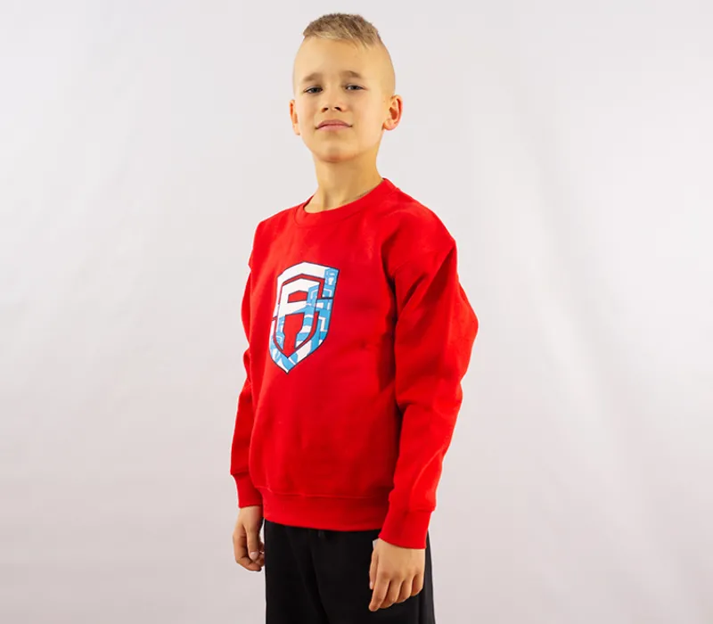 bluza_dziecica_bez_kaptur_1-2.webp Dzieci Street Autonomy Bluzy>Bluza dziecięca bez kaptura Many Logo red 2021