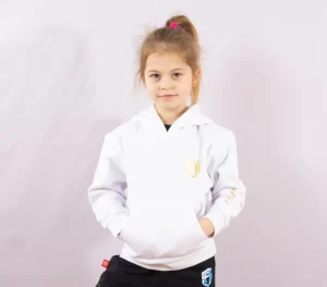 Dzieci Street Autonomy Bluzy>Bluza dziecięca z kapturem Ethereal white/gold 2021