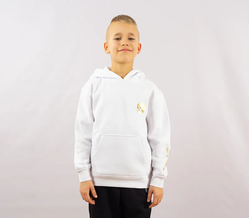 bluza_dziecica_z_kapturem_1.webp Dzieci Street Autonomy Bluzy>Bluza dziecięca z kapturem Ethereal white/gold 2021