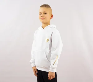 Dzieci Street Autonomy Bluzy>Bluza dziecięca z kapturem Ethereal white/gold 2021