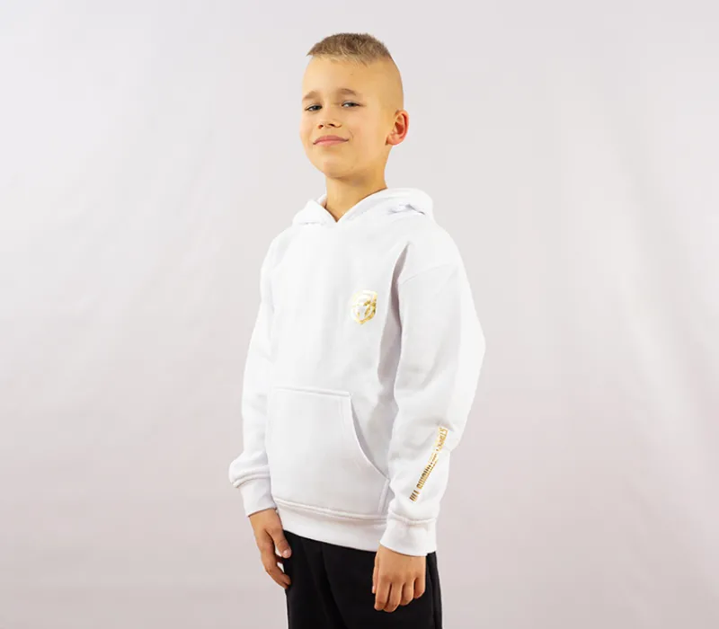 bluza_dziecica_z_kapturem_3.webp Dzieci Street Autonomy Bluzy>Bluza dziecięca z kapturem Ethereal white/gold 2021