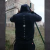 Męskie Street Autonomy Bluzy>BLUZA Z KAPTUREM BEKZ BLACK 2024