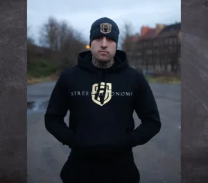 Męskie Street Autonomy Bluzy>BLUZA Z KAPTUREM MAIN BLACK 2024