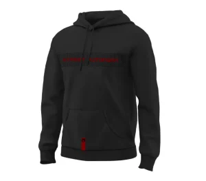 Męskie Street Autonomy Bluzy>BLUZA Z KAPTUREM COM BLACK/RED 2024