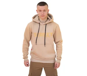 Męskie Street Autonomy Bluzy>BLUZA Z KAPTUREM MAZE BEIGE 2023