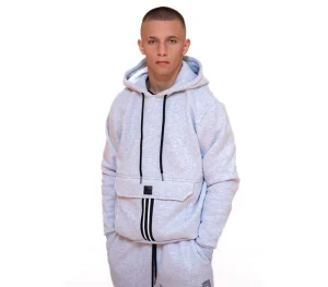 Męskie Street Autonomy Bluzy>BLUZA Z KAPTUREM HIT MELANGE 2023