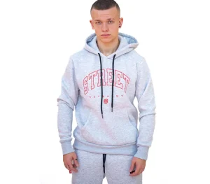 Męskie Street Autonomy Bluzy>BLUZA Z KAPTUREM HARWART MELANGE