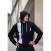 Męskie Street Autonomy Bluzy>BLUZA Z KAPTUREM PITT BLACK/WHITE 2023