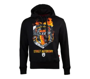 Męskie Street Autonomy Bluzy>BLUZA Z KAPTUREM FUCK 3 BLACK 2021