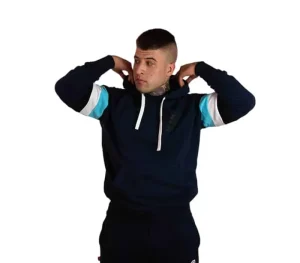 Męskie Street Autonomy Bluzy>Bluza z kapturem Bicsa navy 2022