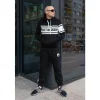 Męskie Street Autonomy Bluzy>Bluza z kapturem Saling black/black 2022
