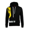Męskie Street Autonomy Bluzy>Bluza z kapturem Halfsa black/yellow 2021