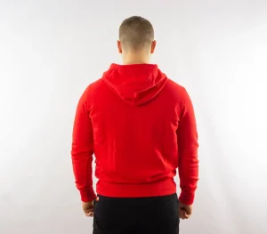 Męskie Street Autonomy Bluzy>Bluza z kapturem Ethereal red/white 2021
