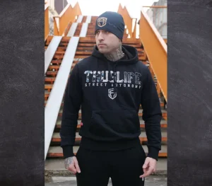 Męskie Street Autonomy Bluzy>BLUZA Z KAPTUREM THUG BLACK 2024