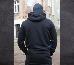 Męskie Street Autonomy Bluzy>BLUZA Z KAPTUREM SHADOW BLACK 2024