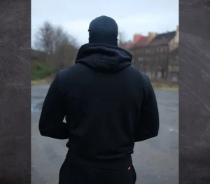 Męskie Street Autonomy Bluzy>BLUZA Z KAPTUREM MAIN BLACK 2024