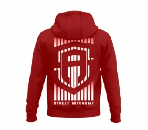 Męskie Street Autonomy Bluzy>BLUZA Z KAPTUREM TURBO RED/WHITE 2022