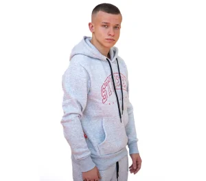 Męskie Street Autonomy Bluzy>BLUZA Z KAPTUREM HARWART MELANGE