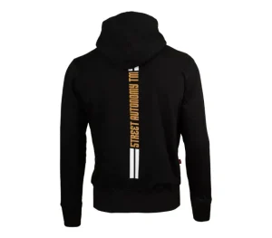 Męskie Street Autonomy Bluzy>Bluza z kapturem Simple strips black 2021