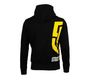 Męskie Street Autonomy Bluzy>Bluza z kapturem Halfsa black/yellow 2021