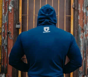 Męskie Street Autonomy Bluzy>Bluza z kapturem Earth blue 2021