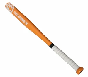 Street Autonomy Kije Bejsbolowe>KIJ BEJSBOLOWY DREWNIANY TM WRITE ORANGE/WHITE - II Gatunek!!