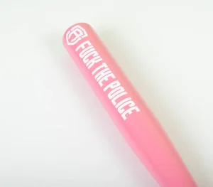 Street Autonomy Kije Bejsbolowe>KIJ BEJSBOLOWY DREWNIANY TM FUCK PINK/WHITE - II Gatunek!!