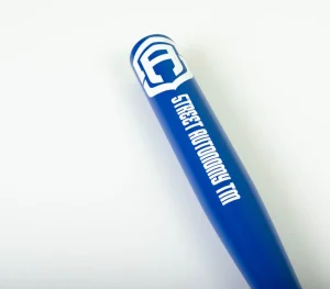 Street Autonomy Kije Bejsbolowe>KIJ BEJSBOLOWY DREWNIANY TM WRITE BLUE/WHITE - II Gatunek!!
