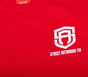 Damskie Street Autonomy Koszulki>Koszulka damska GLUE red/white 2021