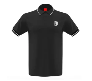 Męskie Street Autonomy Koszulki Polo>KOSZULKA POLO IZI BLACK/WHITE 2024
