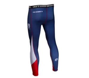 Męskie Street Autonomy Męskie>LEGGINSY LONG CLASSIC BLUE/WHITE/RED