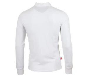 Męskie Street Autonomy Bluzy>LONGSLEEVE POLO MANY WHITE/GOLD 2020