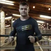 Męskie Street Autonomy Męskie>RASHGUARD LONG RECTA BLACK/GOLD 2022