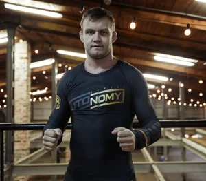 Męskie Street Autonomy Męskie>RASHGUARD LONG RECTA BLACK/GOLD 2022